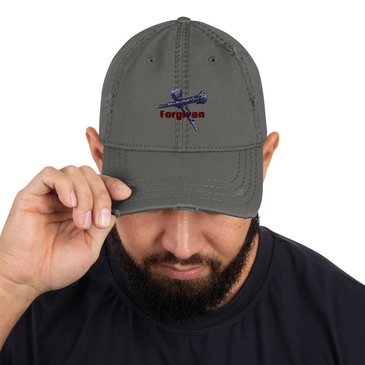 Forgiven Distressed Dad Hat