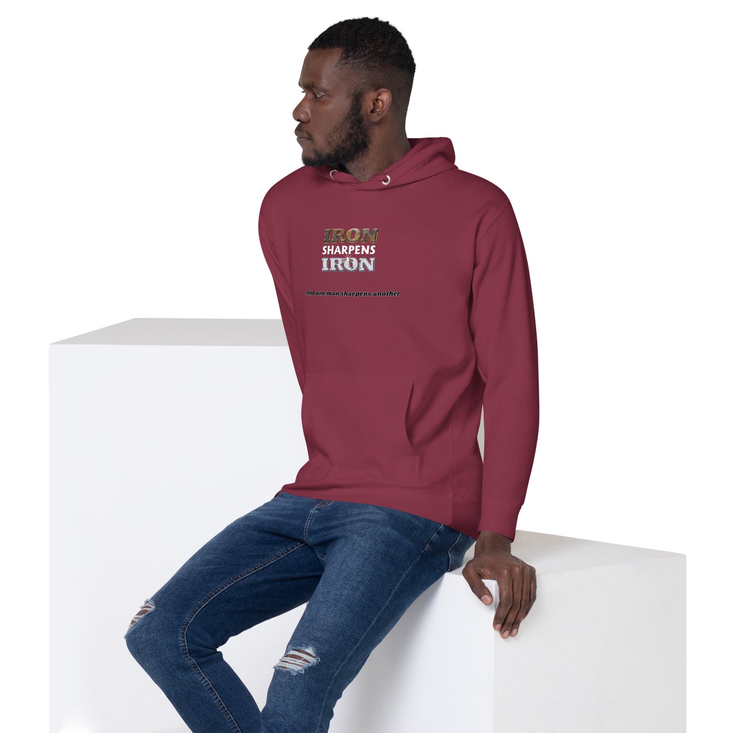 Iron sharpens Iron Unisex Hoodie