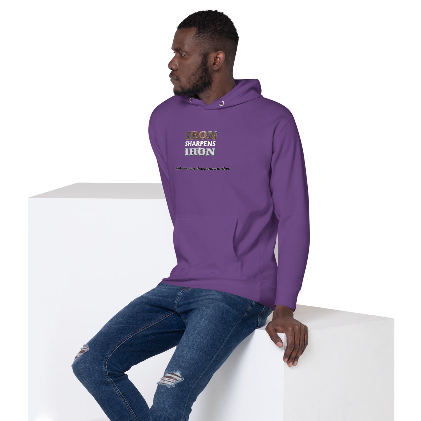 Iron sharpens Iron Unisex Hoodie