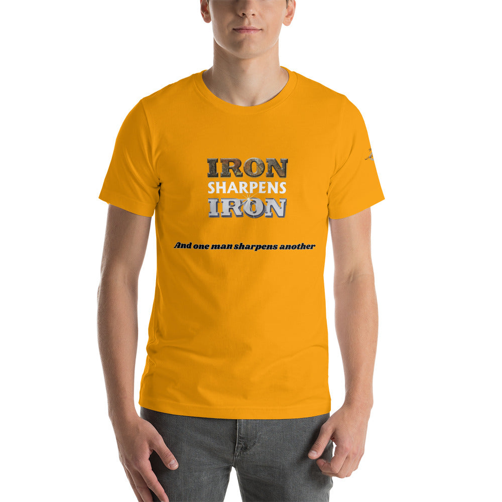 Iron sharpens Iron Unisex t-shirt