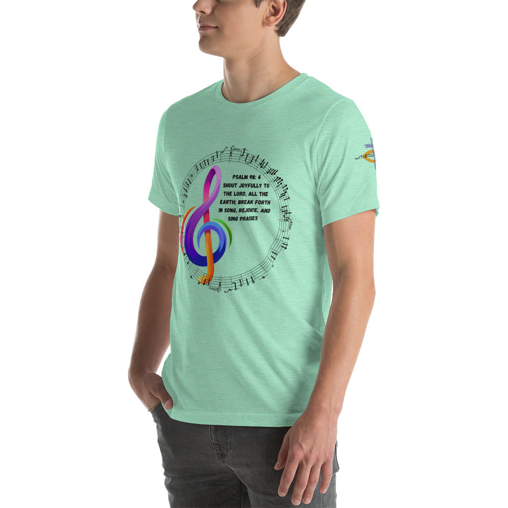 Sing unto the Lord Unisex t-shirt